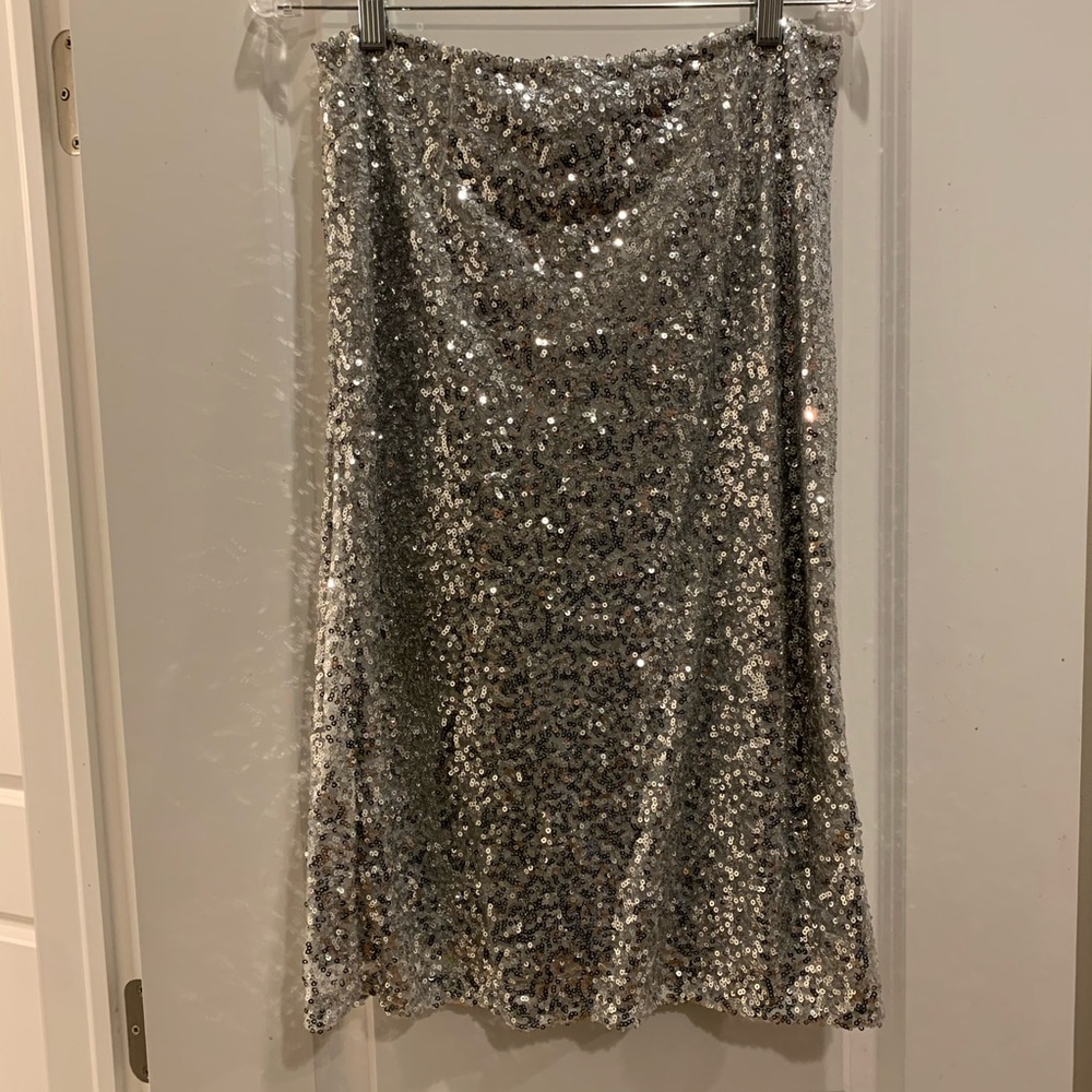Halogen Sequin Midi Skirt